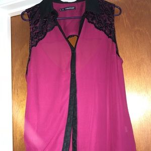 Maurices sheer tank top